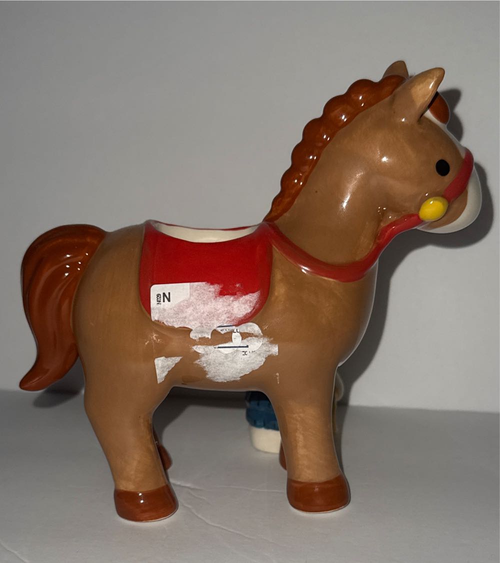 Hello Kitty Cowboy w/ Horse Ceramic Tea Light Holder - Sanrio vinyl figure collectible - Main Image 2