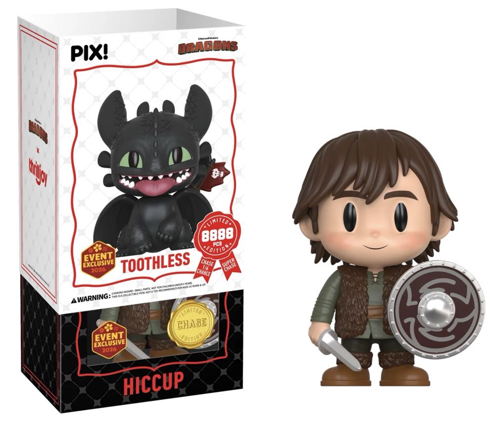 Hiccup - How to Train Your Dragon vinyl figure collectible [Barcode 846626063896] - Main Image 3