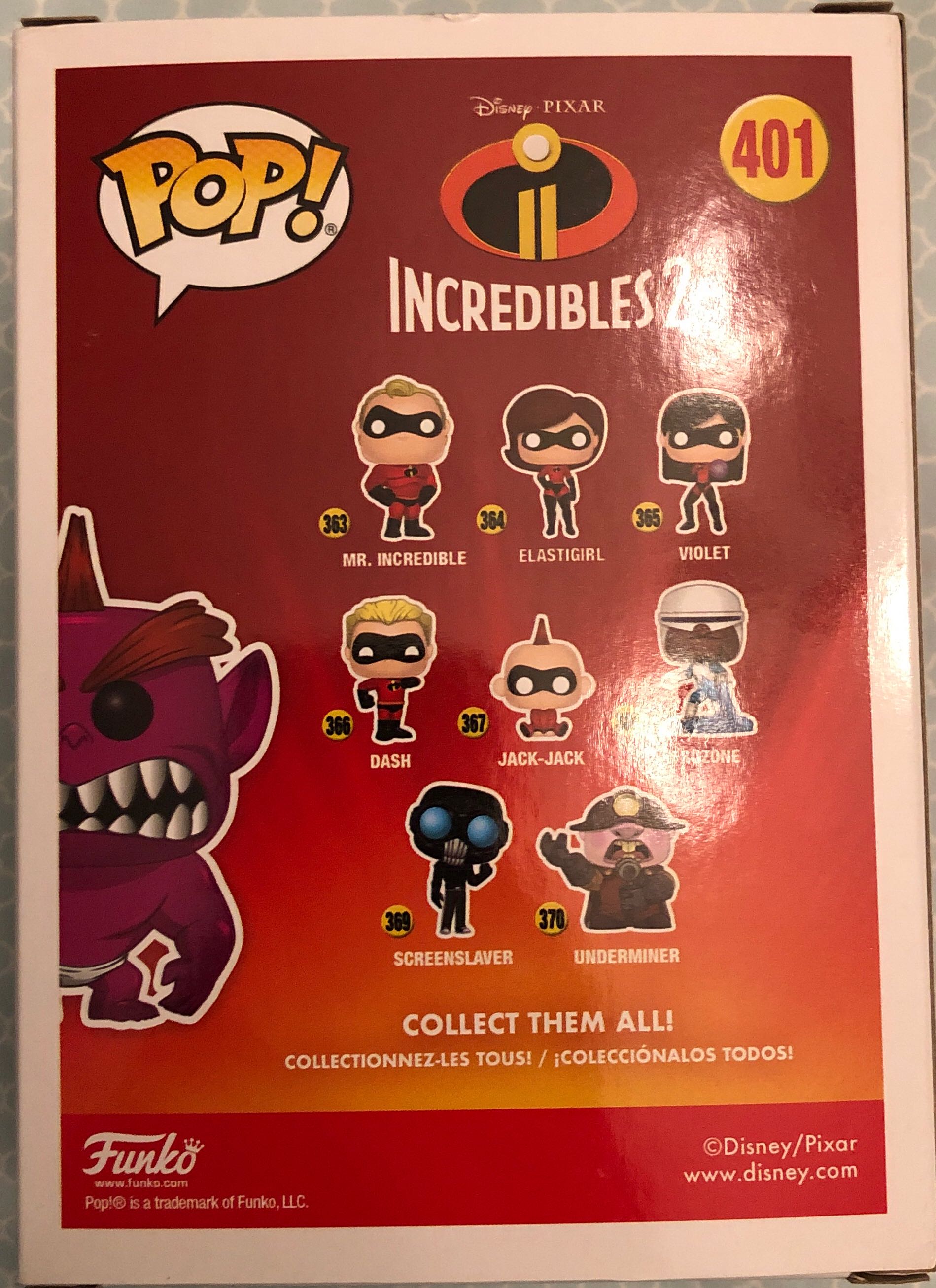 Monster Jack-Jack - The Incredibles vinyl figure collectible [Barcode 889698292054] - Main Image 3