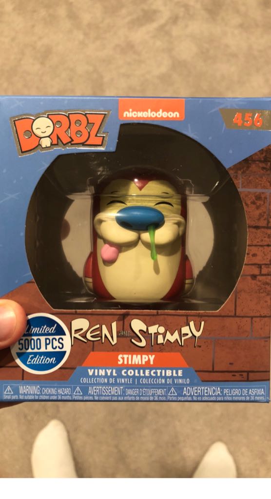 Stimpy  vinyl figure collectible [Barcode 889698306577] - Main Image 1