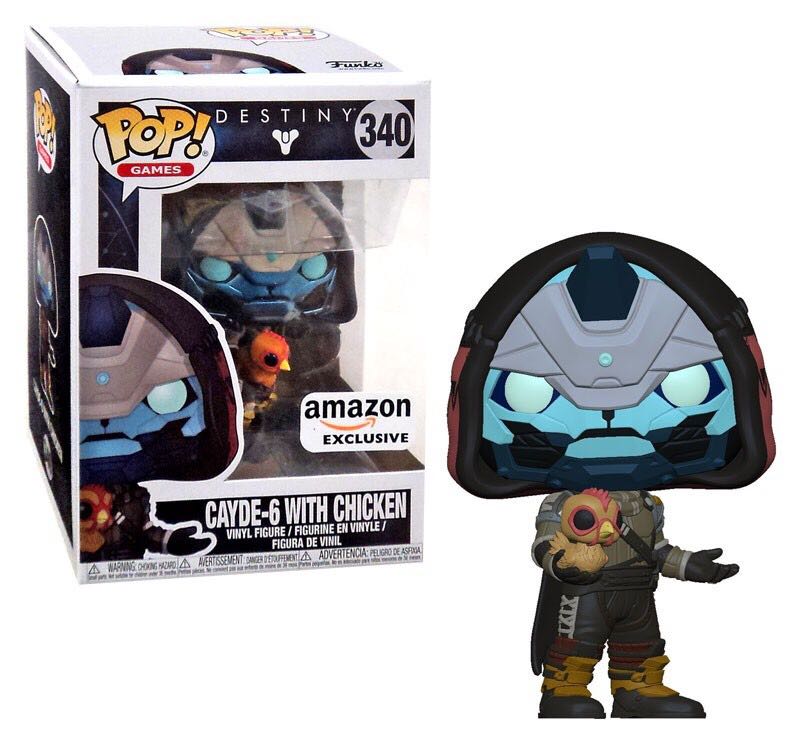 Cayde-6 with Chicken - Destiny vinyl figure collectible [Barcode 889698301725] - Main Image 1