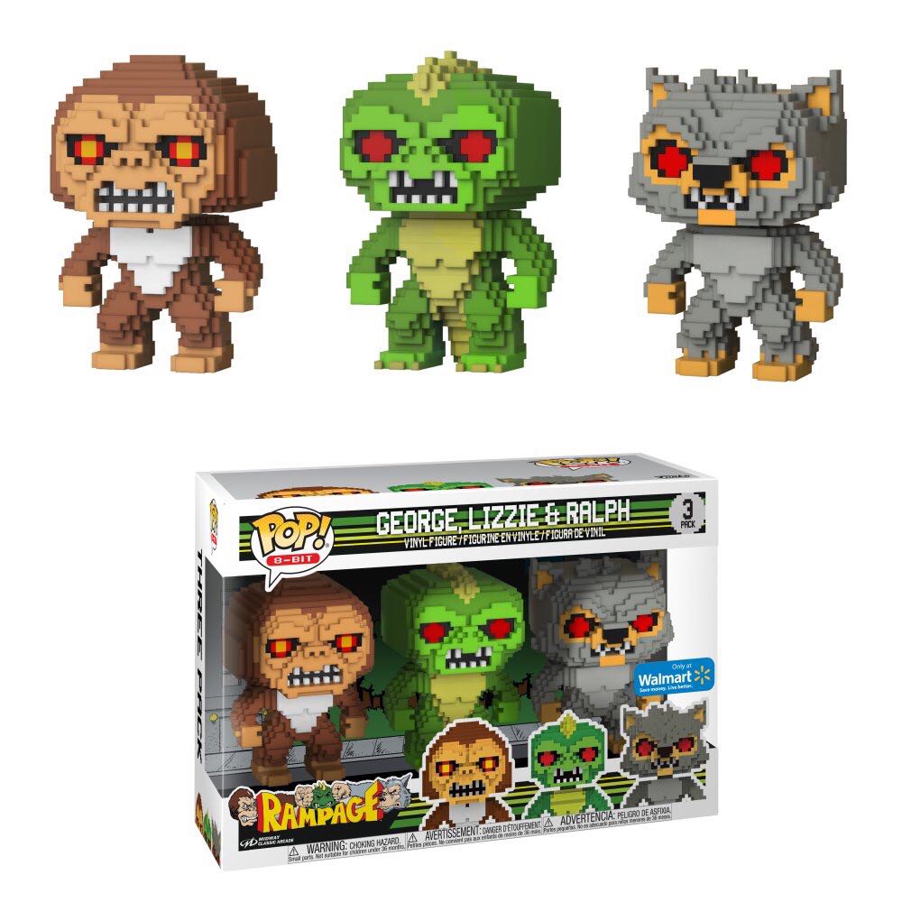 George, Lizzie & Ralph  vinyl figure collectible - Main Image 1