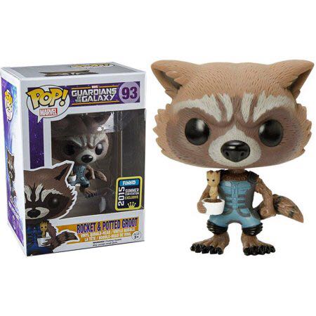Rocket & Potted Groot - Guardians of the Galaxy vinyl figure collectible - Main Image 1