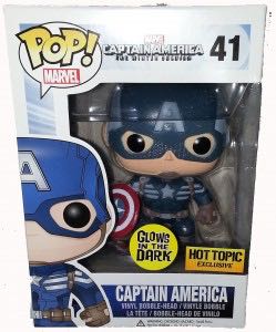 Captain America (Glow in the Dark) $390  vinyl figure collectible - Main Image 2