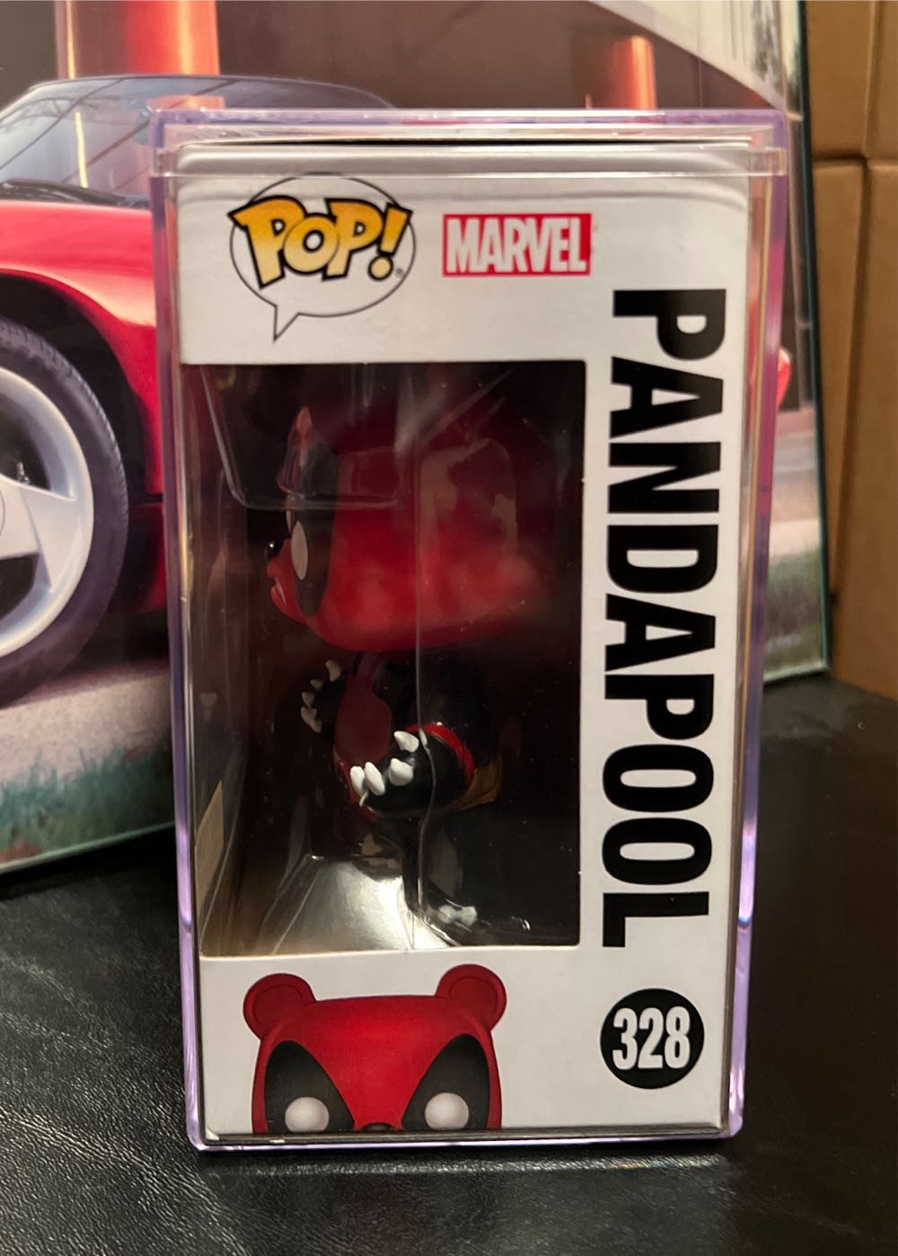 Pandapool Pop! 328 - Deadpool vinyl figure collectible [Barcode 889698311212] - Main Image 3