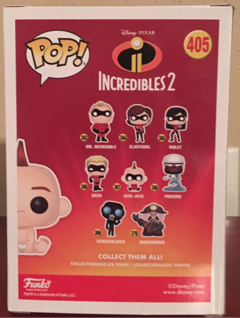 Incredibles 2 #405 Jack Jack - The Incredibles vinyl figure collectible [Barcode 889698314763] - Main Image 2