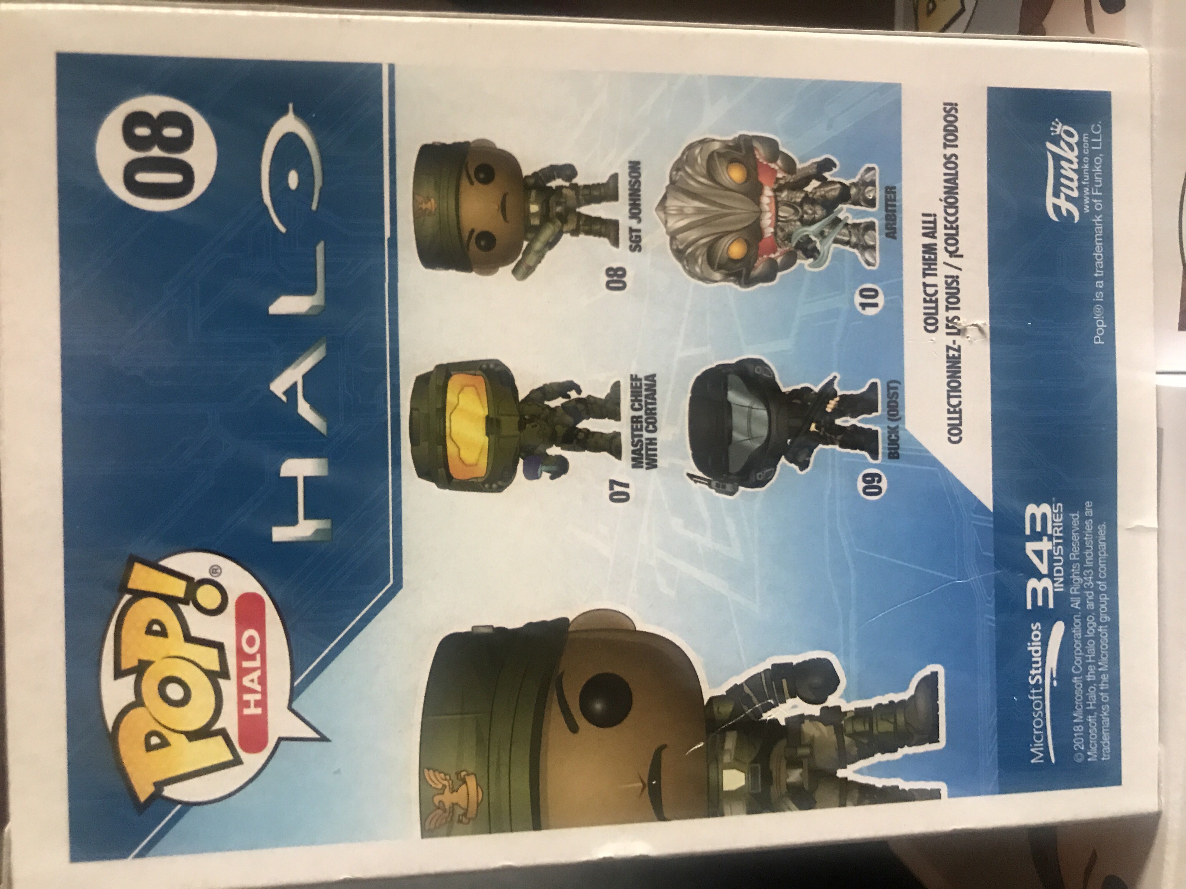 Sgt Johnson - Halo vinyl figure collectible [Barcode 889698301015] - Main Image 2
