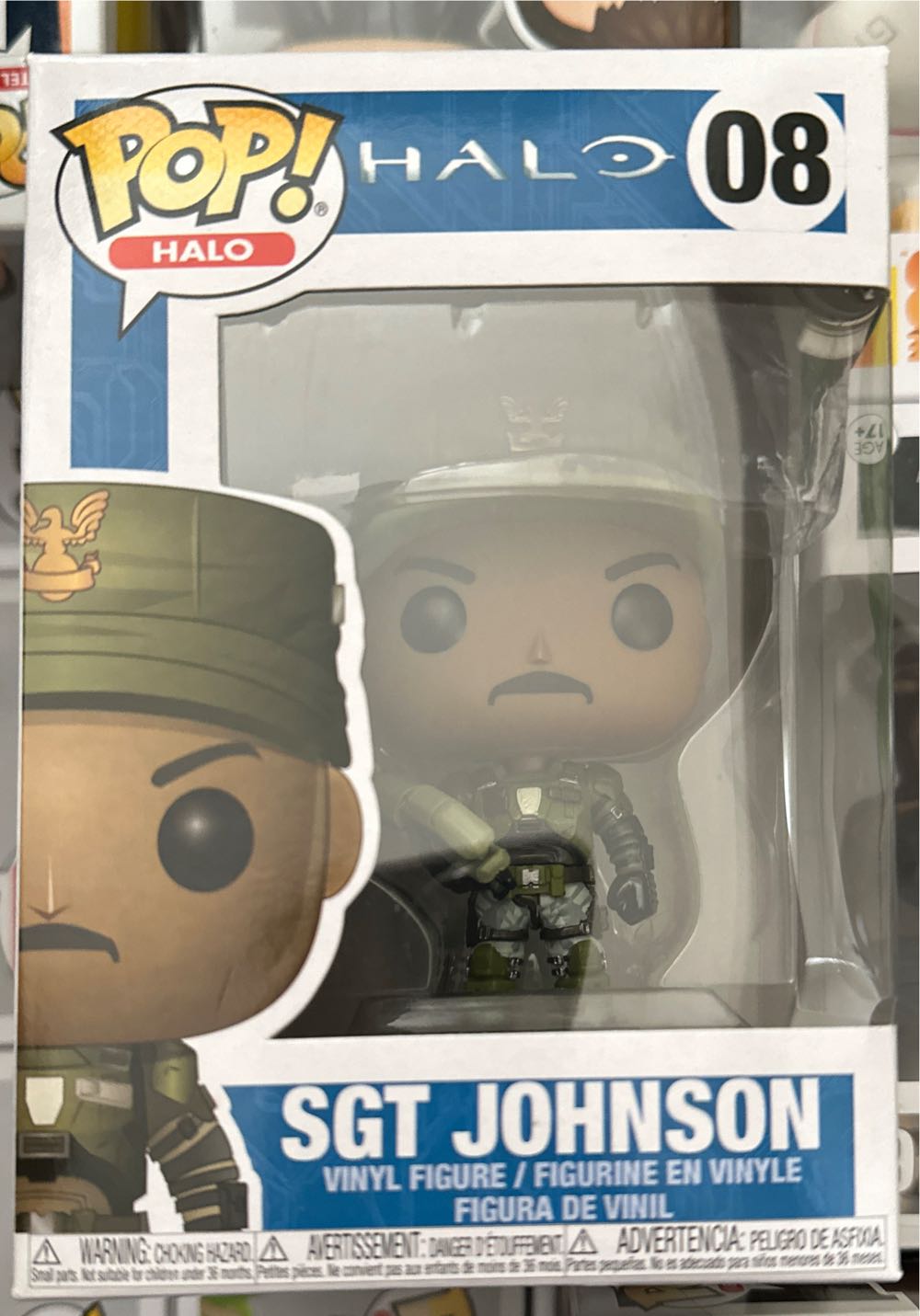 Sgt Johnson - Halo vinyl figure collectible [Barcode 889698301015] - Main Image 3