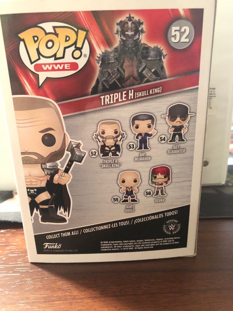 Triple H - WWE vinyl figure collectible [Barcode 889698309875] - Main Image 2