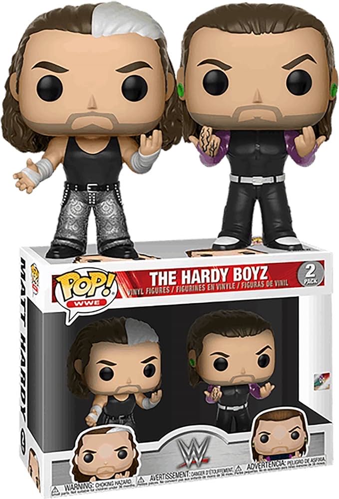 (2-pack) - The HARDY BOYZ - WWE vinyl figure collectible [Barcode 889698309837] - Main Image 3