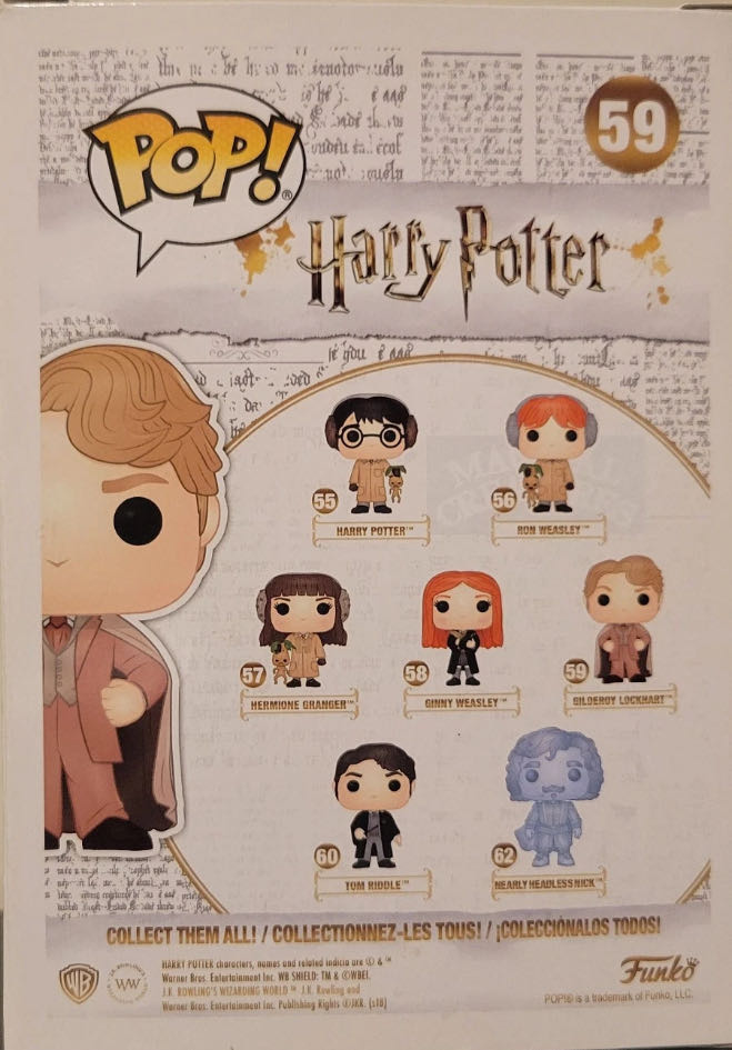 Gilderoy Lockhart (Blue Suit) - Harry Potter vinyl figure collectible [Barcode 889698314398] - Main Image 3