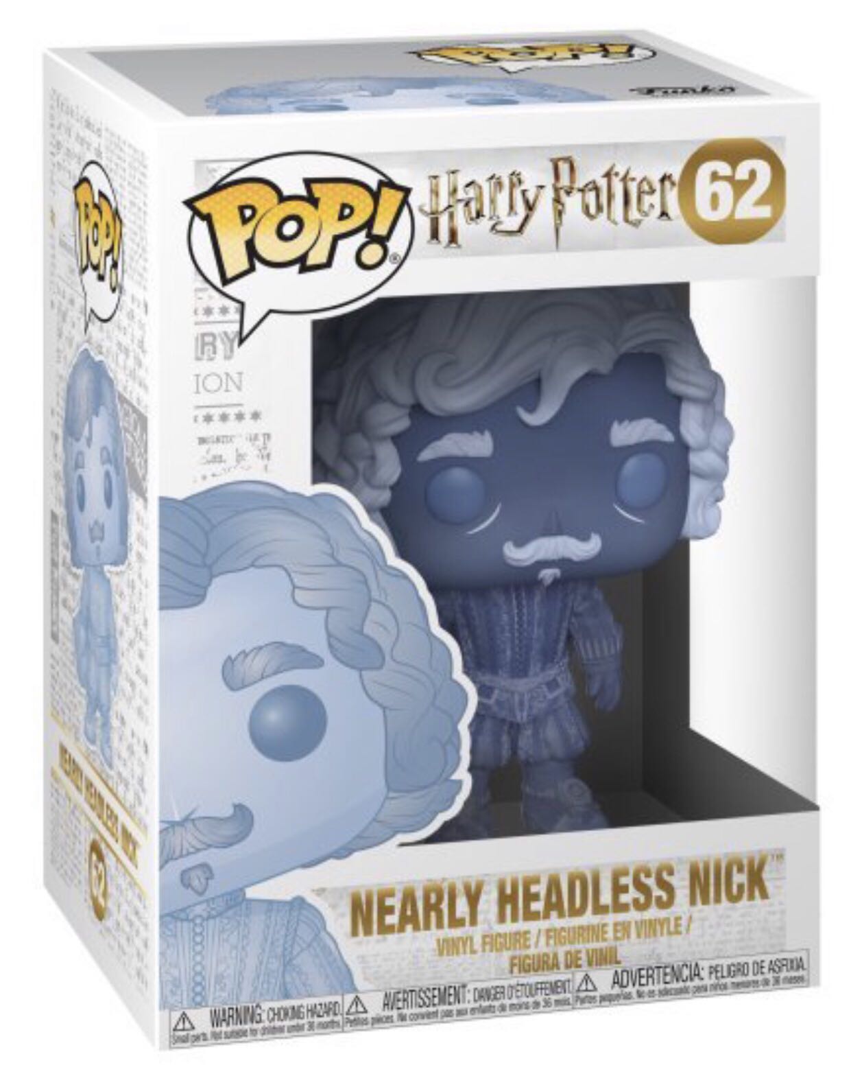 Harry Potter: Nearly Headless Nick - Harry Potter vinyl figure collectible [Barcode 889698300346] - Main Image 3