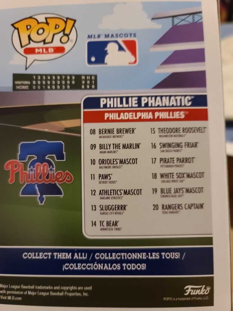 Phillie Phanatic - MLB vinyl figure collectible [Barcode 849803038342] - Main Image 3
