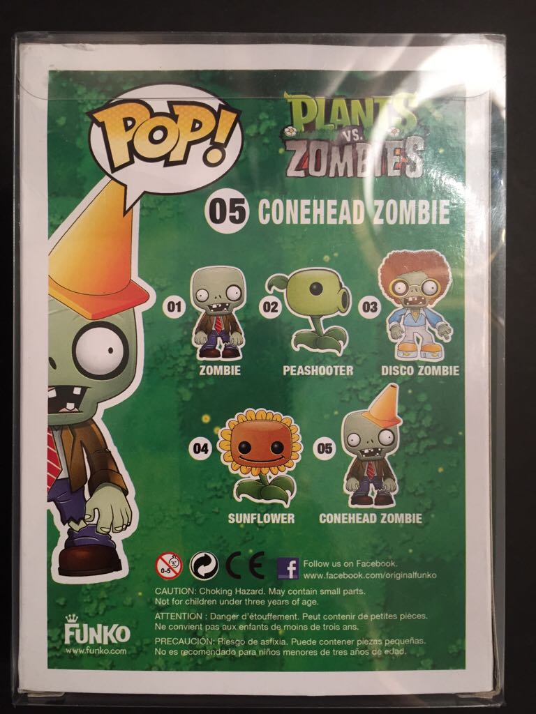 Conehead Zombie - Plants vs Zombies vinyl figure collectible [Barcode 830395029238] - Main Image 2