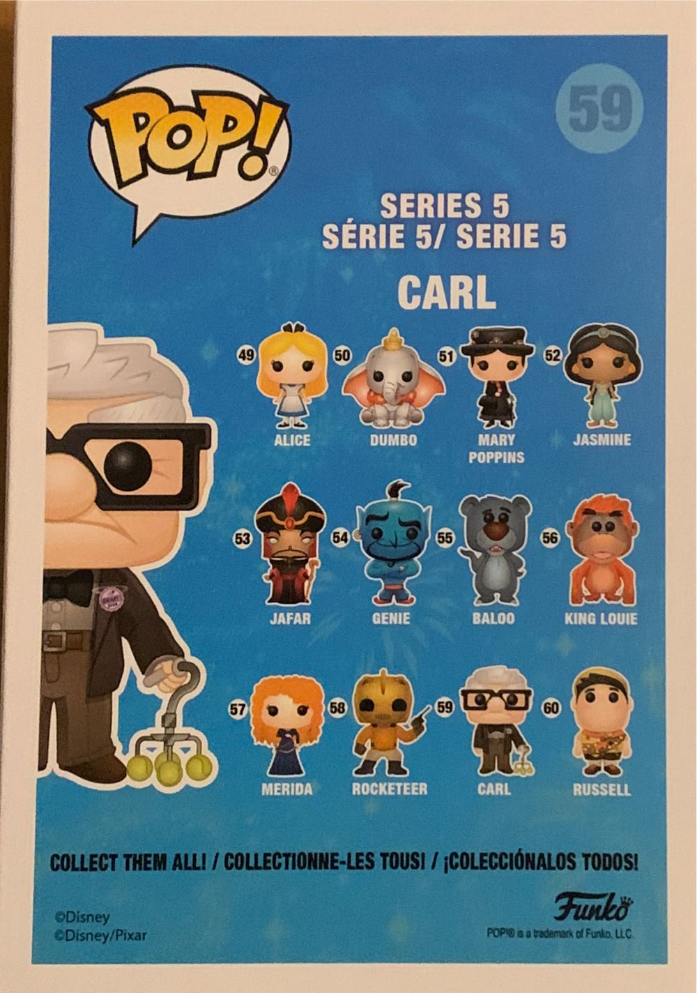 Carl - Disney vinyl figure collectible [Barcode 830395032047] - Main Image 3