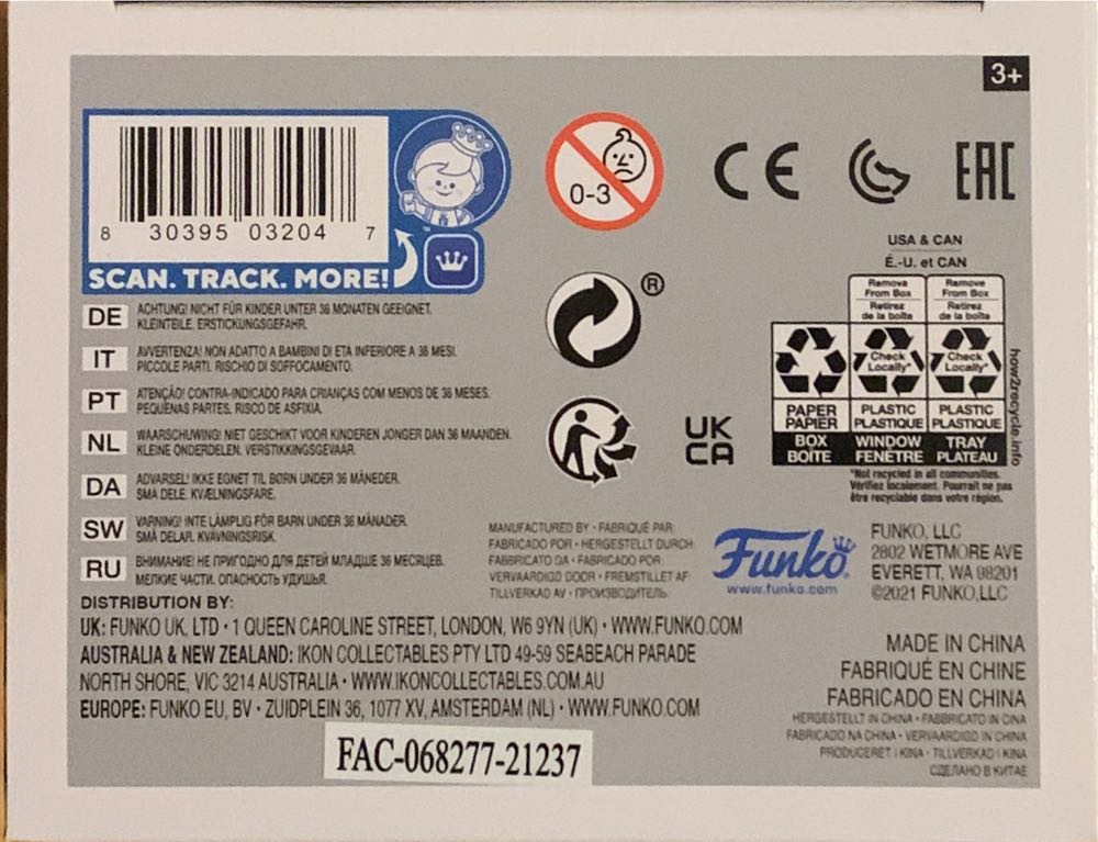 Carl - Disney vinyl figure collectible [Barcode 830395032047] - Main Image 4