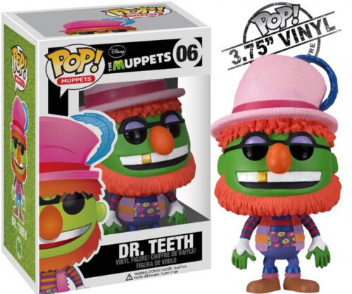 Dr. Teeth - The Muppets vinyl figure collectible [Barcode 830395026251] - Main Image 2
