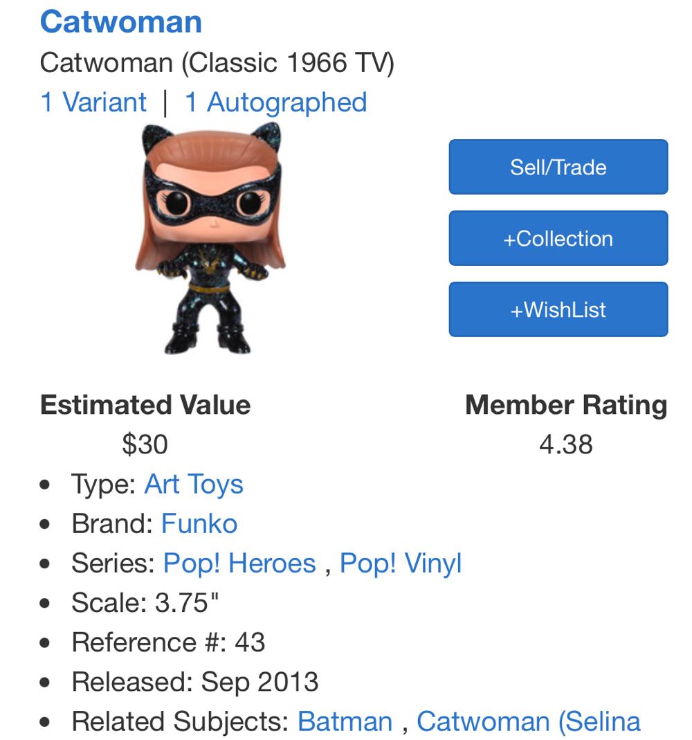 Funko Pop! Heroes Batman Classic TV Series: Catwoman #43 - Batman vinyl figure collectible [Barcode 830395031194] - Main Image 4