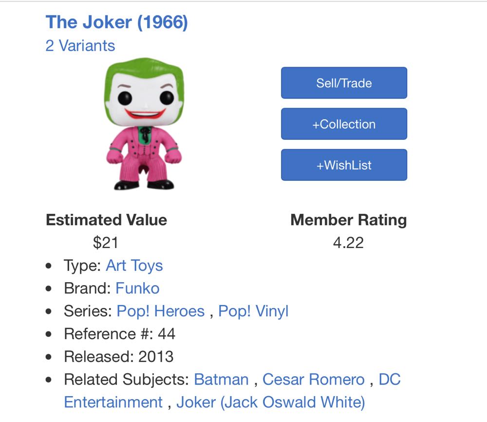 The Joker - Batman vinyl figure collectible [Barcode 830395031200] - Main Image 4