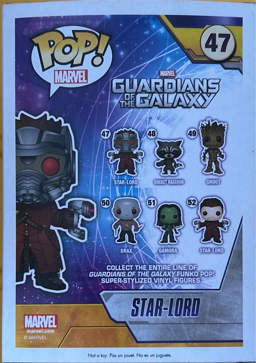 Star-Lord - Guardians of the Galaxy vinyl figure collectible [Barcode 849803037918] - Main Image 3