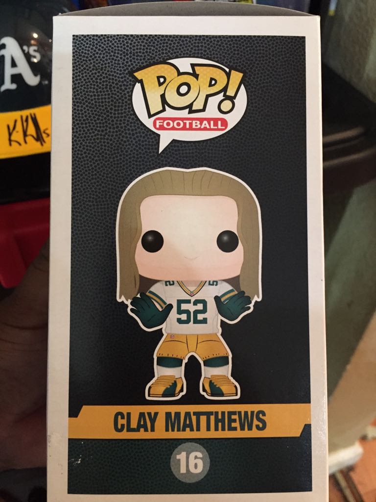 Clay Matthews - NFL vinyl figure collectible [Barcode 849803045487] - Main Image 2