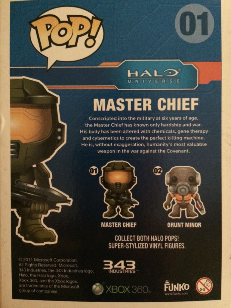 Master Chief (Blue) - Halo vinyl figure collectible [Barcode 830395025254] - Main Image 2