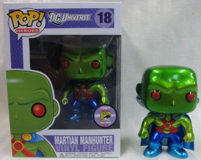 Martian Manhunter (Metallic) - DC Universe vinyl figure collectible [Barcode 830395023670] - Main Image 2