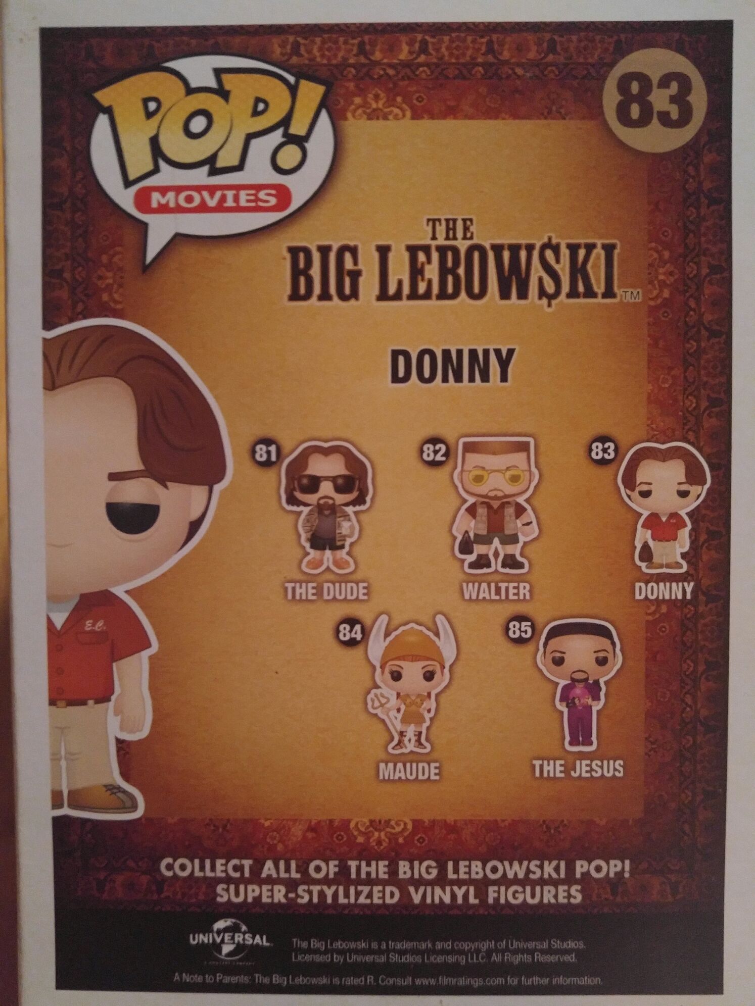 Donny - The Big Lebowski vinyl figure collectible [Barcode 830395033891] - Main Image 2