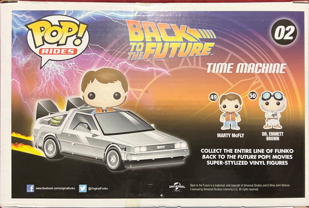 Back To The Future:  02 Time Machine - Back to the Future vinyl figure collectible [Barcode 830395034010] - Main Image 4