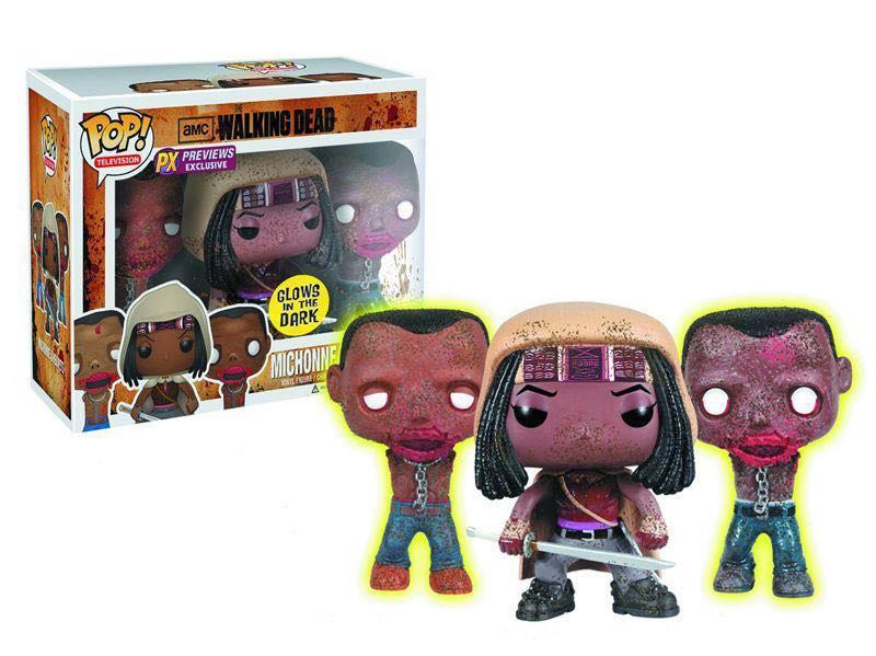 TheWalking Dead Michonne & Her Pets (3 Pack) - The Walking Dead vinyl figure collectible [Barcode 830395031903] - Main Image 2