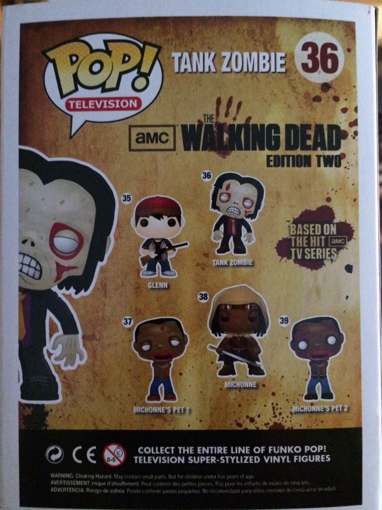 Tank Zombie - The Walking Dead vinyl figure collectible [Barcode 830395030845] - Main Image 2