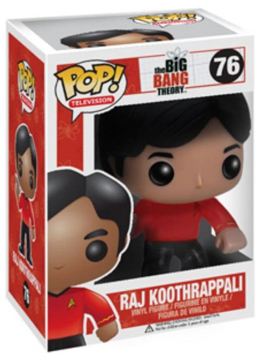 Raj Koothrappali - The Big Bang Theory vinyl figure collectible [Barcode 830395035055] - Main Image 2