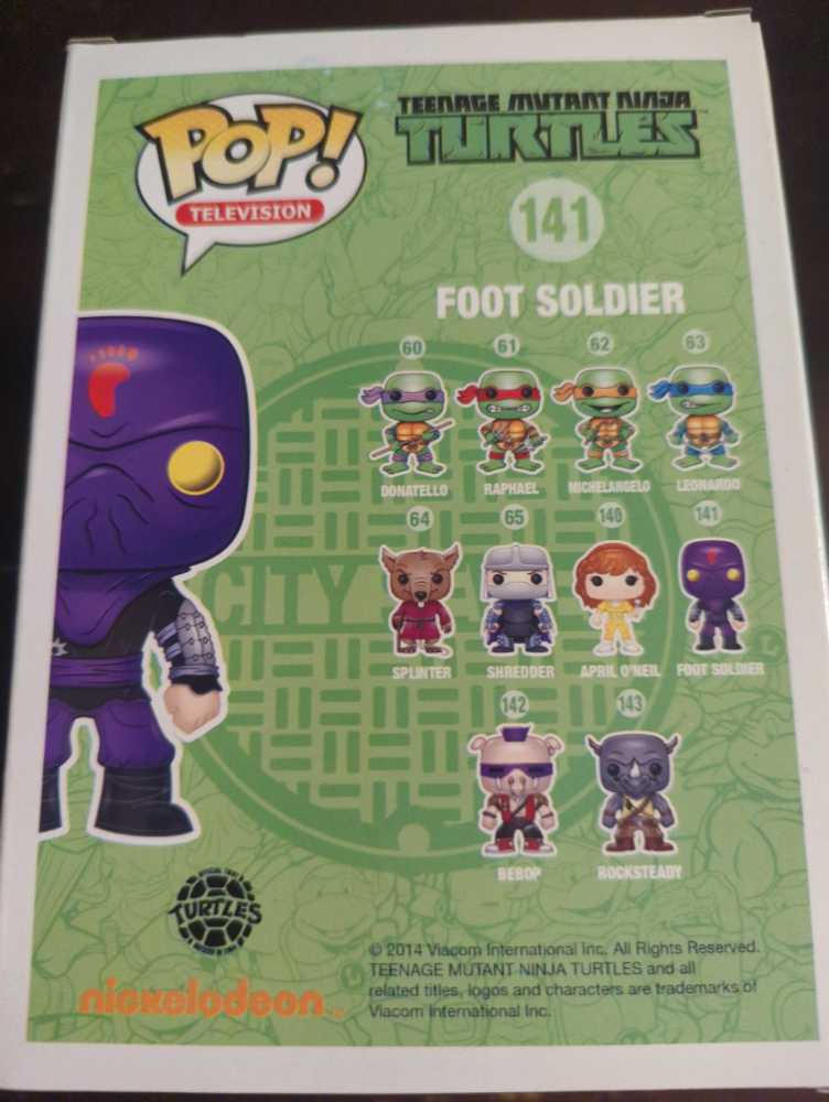 Foot Soldier - Teenage Mutant Ninja Turtles vinyl figure collectible [Barcode 849803041380] - Main Image 3