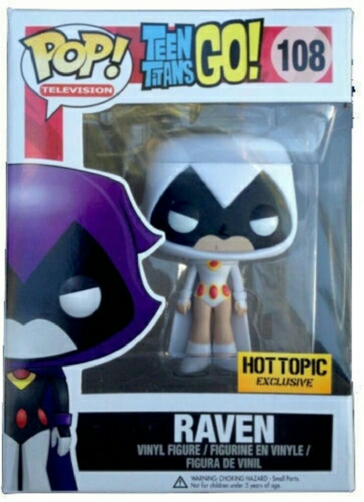 Raven (White) - Teen Titans Go! vinyl figure collectible - Main Image 2