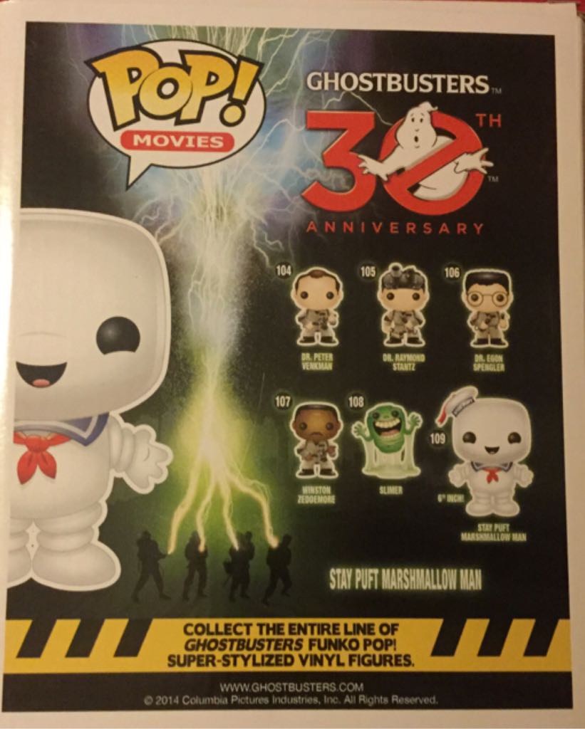 Stay Puft Marshmallow Man - Ghostbusters vinyl figure collectible [Barcode 849803044329] - Main Image 2