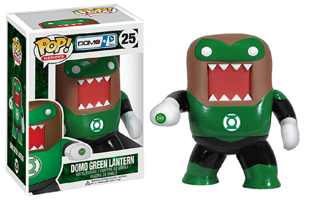 Domo Green Lantern - Domo vinyl figure collectible [Barcode 830395031002] - Main Image 2