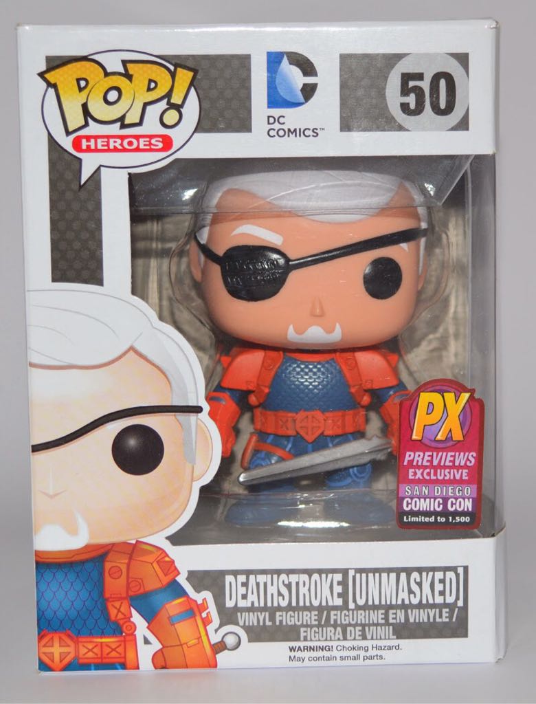 Deathstroke [Unmasked] - DC Comics vinyl figure collectible [Barcode 849803043605] - Main Image 2