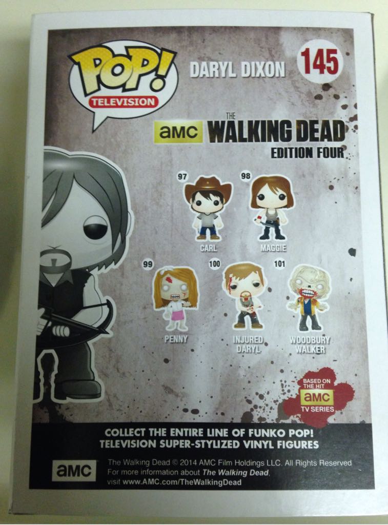 Daryl Dixon (BnW) - The Walking Dead vinyl figure collectible [Barcode 849803044565] - Main Image 2