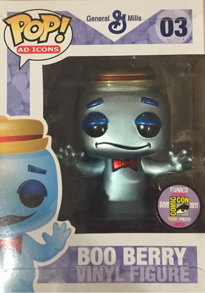 Boo Berry (Metallic) - General Mills vinyl figure collectible - Main Image 2