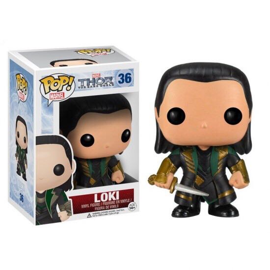 Loki (Black & White without Helmet) $150 - Marvel Universe vinyl figure collectible - Main Image 2