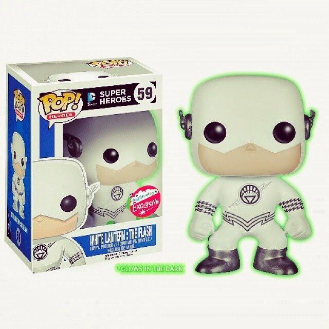 White Lantern: The Flash (Glow) - The Flash vinyl figure collectible [Barcode 849803045951] - Main Image 2