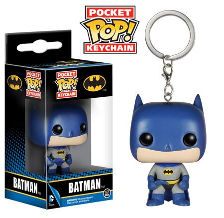 Batman (Pocket Pop) Keychain - Batman vinyl figure collectible [Barcode 849803044831] - Main Image 2