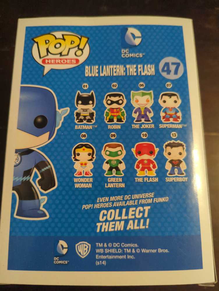 Blue Lantern : The Flash - The Flash vinyl figure collectible [Barcode 849803037468] - Main Image 3