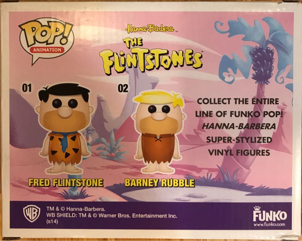 Fred & Barney (2 Pack) - Flintstones vinyl figure collectible [Barcode 849803043896] - Main Image 2
