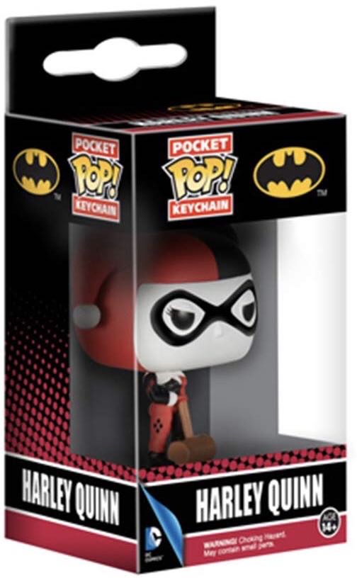 Harley Quinn Keychain - DC Comics vinyl figure collectible [Barcode 849803044848] - Main Image 3