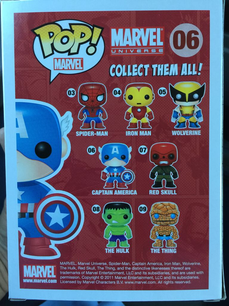 captain America - Marvel Universe vinyl figure collectible [Barcode 83030222] - Main Image 2