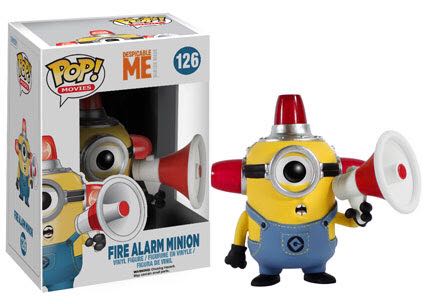 Fire Alarm Minion  vinyl figure collectible - Main Image 2