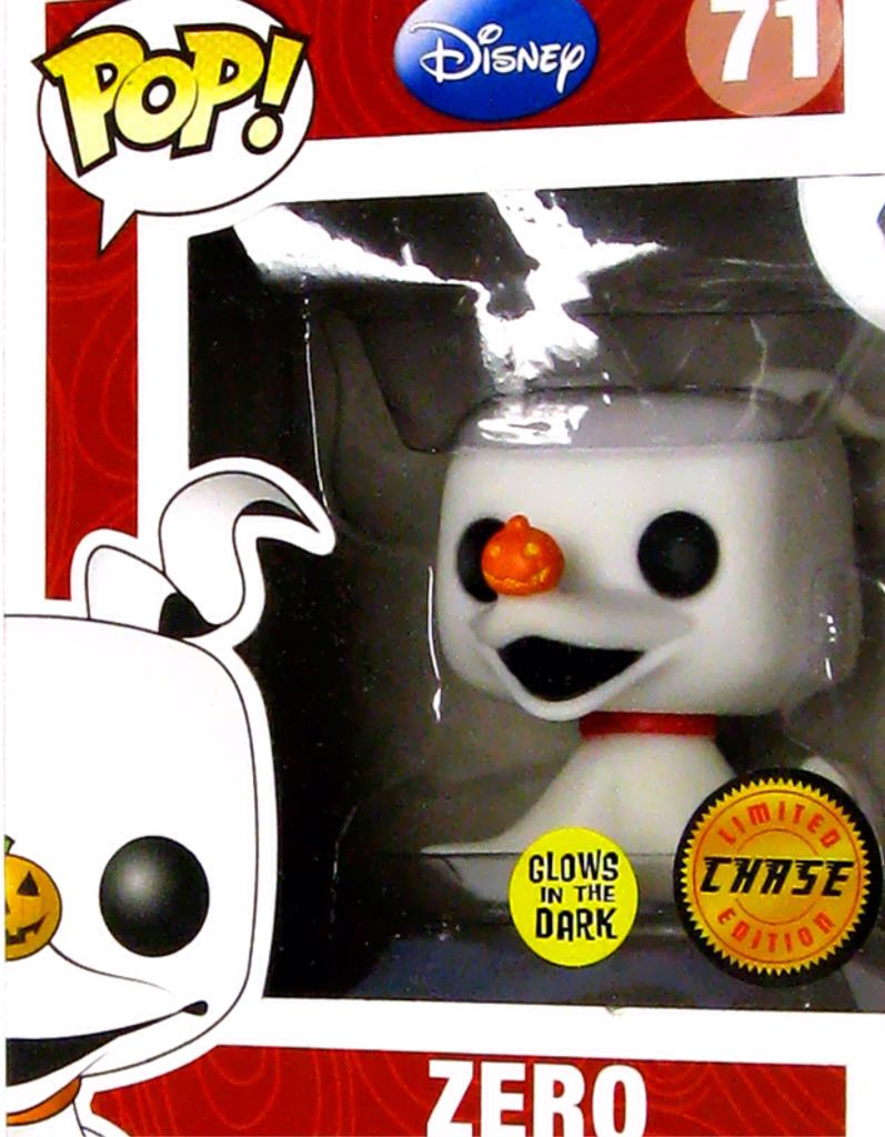 Chase Zero - The Nightmare Before Christmas vinyl figure collectible - Main Image 2