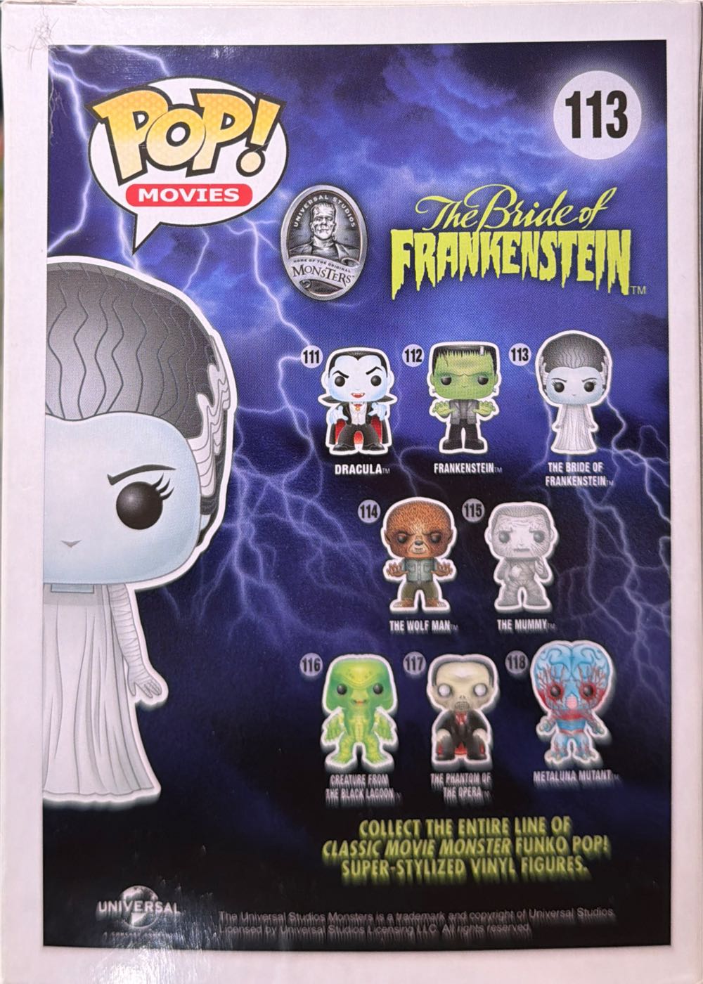 Bride of Frankenstein, The - Universal Monsters vinyl figure collectible [Barcode 849803046538] - Main Image 4