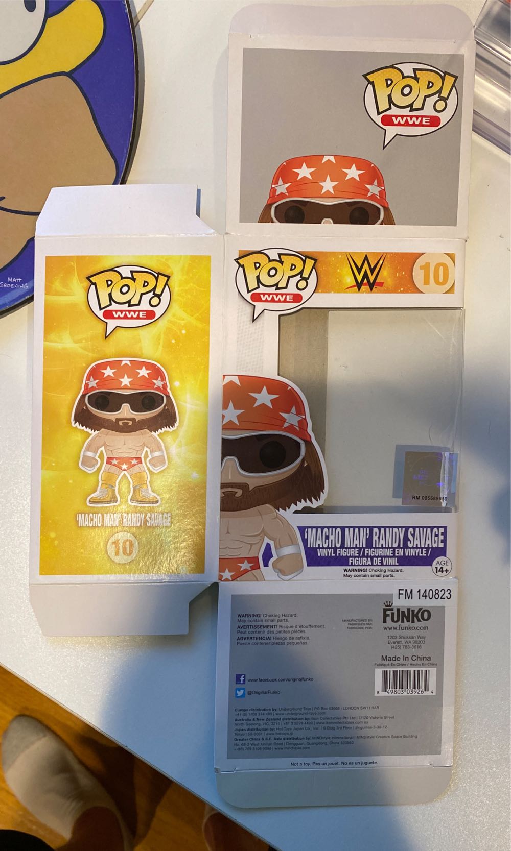 ‘Macho Man’ Randy Savage - WWE vinyl figure collectible [Barcode 849803039264] - Main Image 3